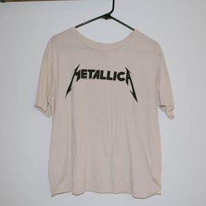 Cream Metallica Tee